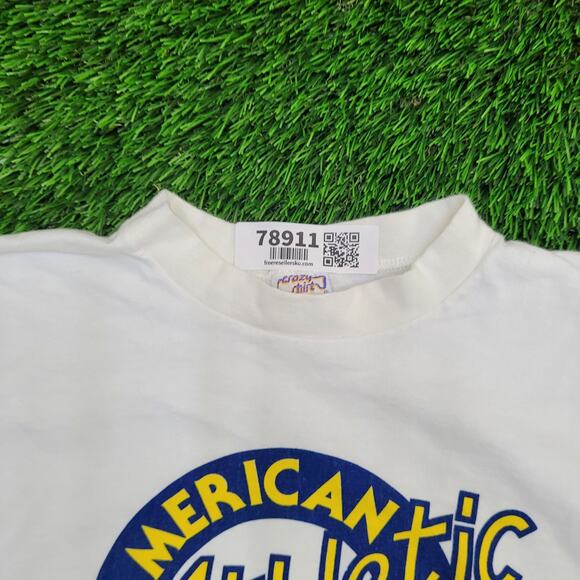 Vintage 90s American Athletic Club Shirt Small 18x25 USA - Picture 11 of 14